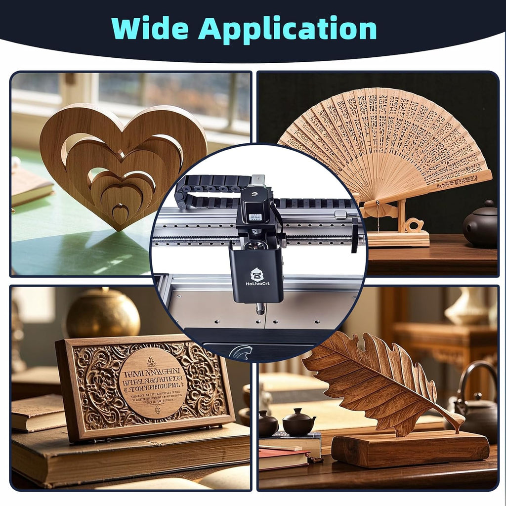 Desktop CNC Router Machine 3-Axis 500W Spindle with 16mm Ball Screw – GRBL CNC for Wood, Acrylic, Aluminum, PCB – 26x25 Inch Working Area