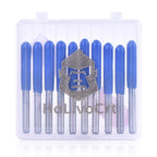0.3mm CNC Router Bits Set 15°/30°/45°/60°/90° V Groove Engraving Bits, 1/8” Shank Tungsten Carbide 3 Flute Carving Tools for Wood Acrylic MDF PCB Plastic CNC Router Machine